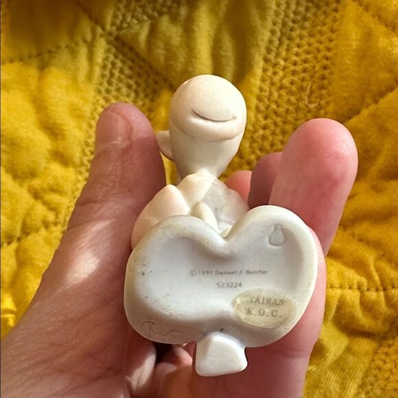 “Happy Trails Is Trusting Jesus” Precious Moments 1991 Porcelain Ornament - Picture 5 of 6